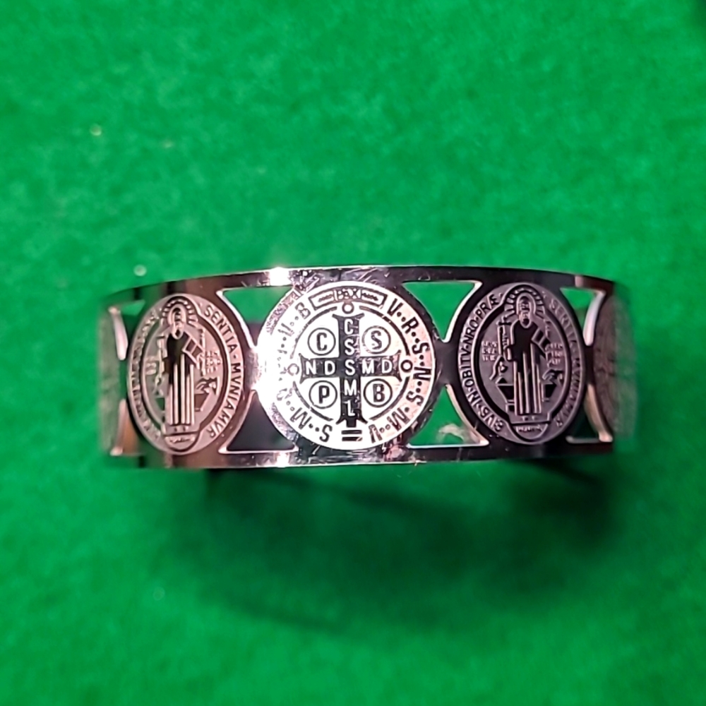 Religious cuff bracelet